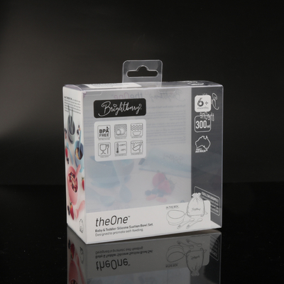 New Arrival Accept Small Packaging Clear Plastic Transparent RPET PET PVC Packaging Box Hanger