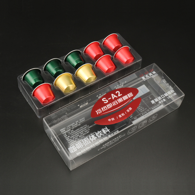 New Arrival Accept Small Packaging Clear Plastic Transparent RPET PET PVC Packaging Box Hanger