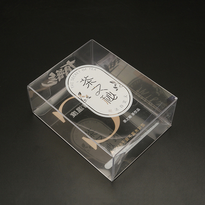 Mini MOQ Clear Plastic PVC Packaging Boxes High Transparent PET RPET Plastic Retail Packaging Box