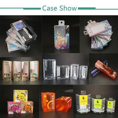 Mini MOQ Clear Plastic PVC Packaging Boxes High Transparent PET RPET Plastic Retail Packaging Box