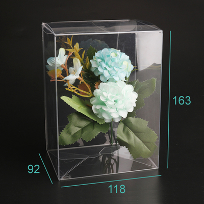Cube Gift Acetate Box Transparent PET Packaging Clear Vinyl PVC Box Packaging Plastic Boxes