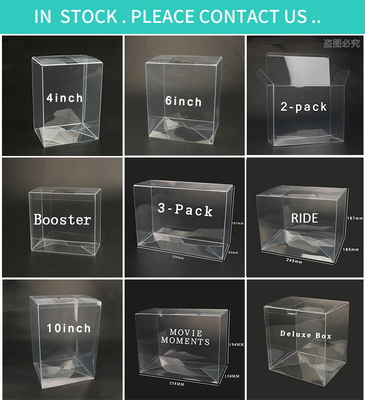 Wholesale 4 Inch Pop Protector 0.35 0.5mm Custom Clear Case Funko Pop Baili Protector