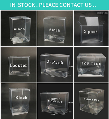 Baili Funko Pop Auto Lock Protector 4" 0.5mm Funko Protector PET Clear Box Wholesale