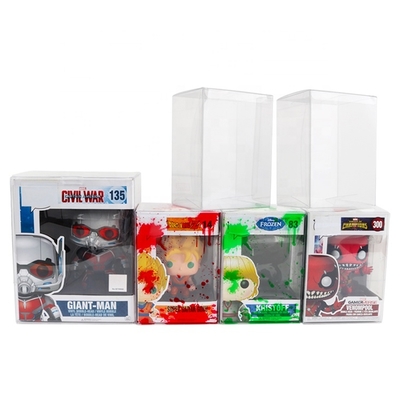 Baili Funko Pop Toys Protector 4" 6" Inch Custom Embossed Logo Pop Protector PET Plastic Box