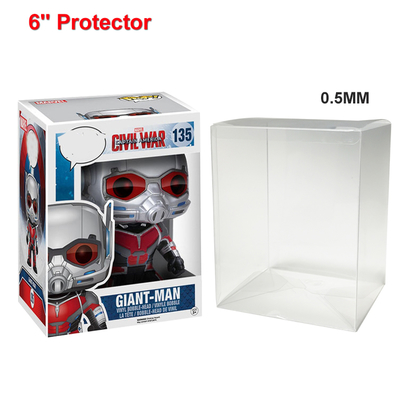 Baili Funko Pop Toys Protector 4" 6" Inch Custom Embossed Logo Pop Protector PET Plastic Box