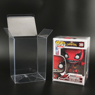 Wholesale 4" 0.5mm Baili Funko Pop Auto Lock Protector Funko Protector PET Clear Box