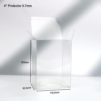 Anti-scratch + 96% UV Resistance Material 4" 0.7mm Protector PET Transparent Funko Pop Baili Protector