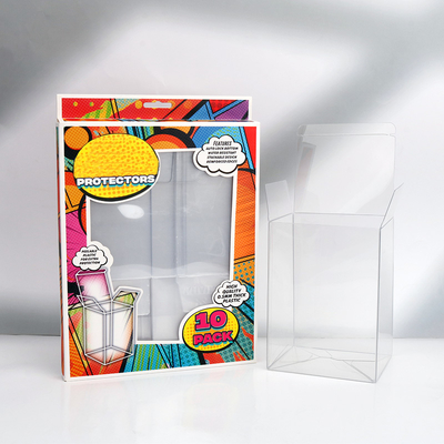 4 Inch Funko Pop Baili Protector 10-Pack Personalized Hanger Custom Logo Window Packaging Box