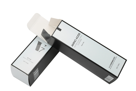 Manufacturer Custom Product Packaging Printed Collapsible Skin Care Face Cream Paper Box