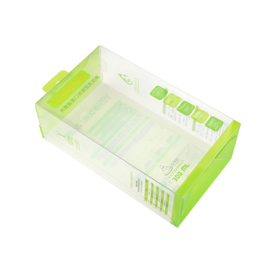 Eco Friendly Plastic Boxes Packaging Printing Logo Hanging PET PVC Packaging Box