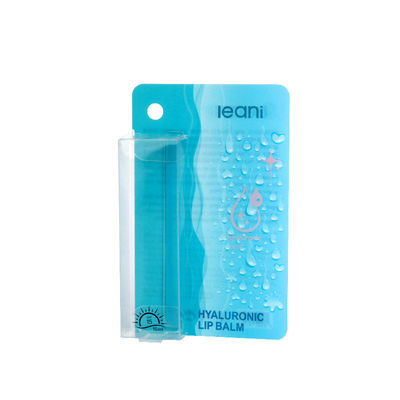 High Quality Custom Printed Lip Balm PVC Plastic Card with Transparent Packaging Box PP Plastic hang Tag