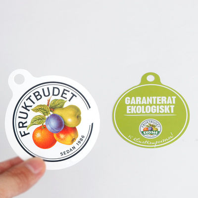 High Quality Custom Printed Lip Balm PVC Plastic Card with Transparent Packaging Box PP Plastic hang Tag