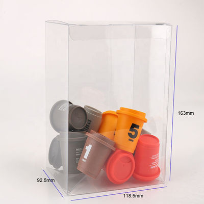 Eco Friendly and Custom logo PET/PVC/PP Plastic Packaging Box for Cosmetic Nail Polish Packaging