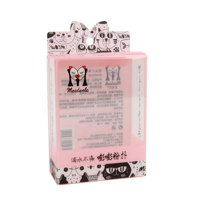 Eco Friendly and Custom logo PET/PVC/PP Plastic Packaging Box for Cosmetic Nail Polish Packaging