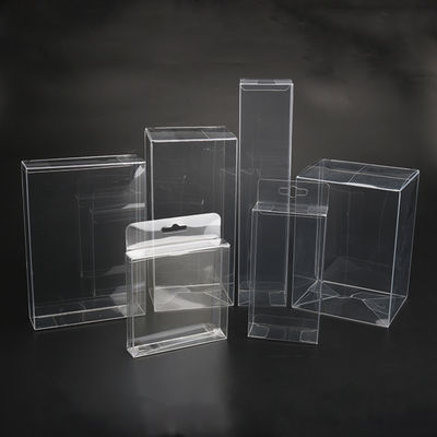 clear Acetate Plastic Box case Packaging Small Custom Pet Pvc pp Foldable Plastic Packing Box
