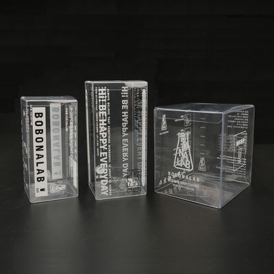 clear Acetate Plastic Box case Packaging Small Custom Pet Pvc pp Foldable Plastic Packing Box