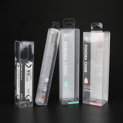 clear Acetate Plastic Box case Packaging Small Custom Pet Pvc pp Foldable Plastic Packing Box