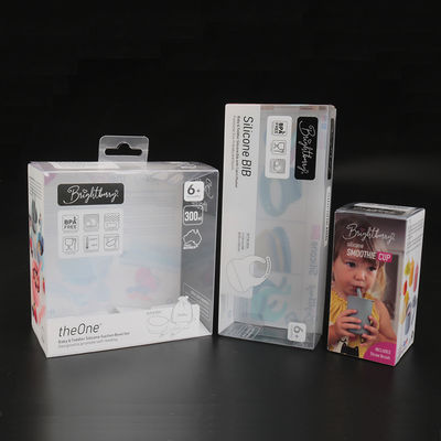 clear Acetate Plastic Box case Packaging Small Custom Pet Pvc pp Foldable Plastic Packing Box