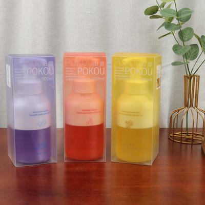 Transparent Plastic Box Packaging Folding PET PVC PP Clear Box Packaging Eco Friendly