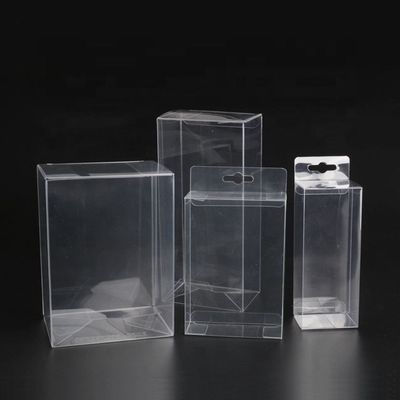 Custom Clear Plastic Acetate Box PET Transparent Cube Box Frosted PVC Packaging Box