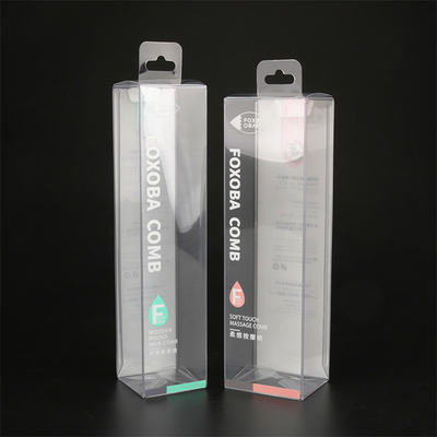 Customized Printed Gift Clear PET Plastic Film Transparent PVC Acetate Packaging Box