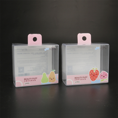 Customized Printed Gift Clear PET Plastic Film Transparent PVC Acetate Packaging Box