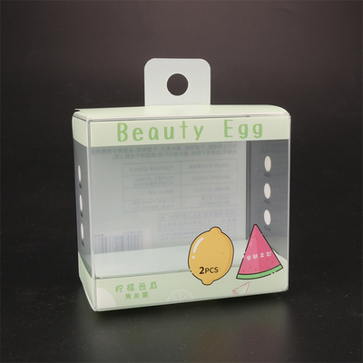 Customized Printed Gift Clear PET Plastic Film Transparent PVC Acetate Packaging Box