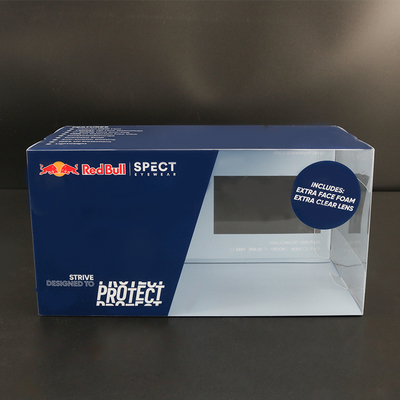 Custom Folding PET PVC Plastic Box Printing Hanging Acetate Packaging Boxes