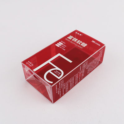 Custom Design Candy Transparent Printed Plastic Box PET Packaging Box Manufacturer