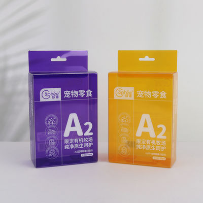 Custom Design Candy Transparent Printed Plastic Box PET Packaging Box Manufacturer