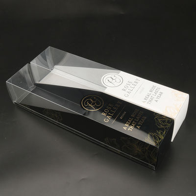 Hot Selling Clear Plastic Folding Packaging Boxes Full Color Printing RPET Box