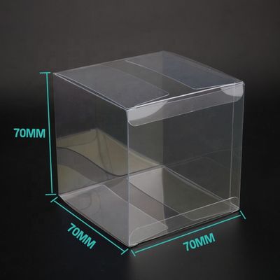 Custom Printing High Transparent Packing PET Box Folding Plastic Clear PVC Gift Box