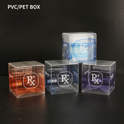 Custom Printing High Transparent Packing PET Box Folding Plastic Clear PVC Gift Box