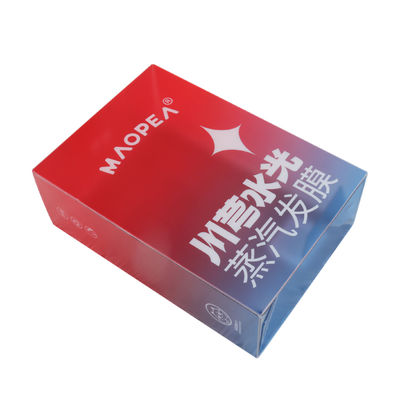 High Quality Custom Cosmetic Skin Care PP Folding Box Packaging Frosted Transparent Plastic Box
