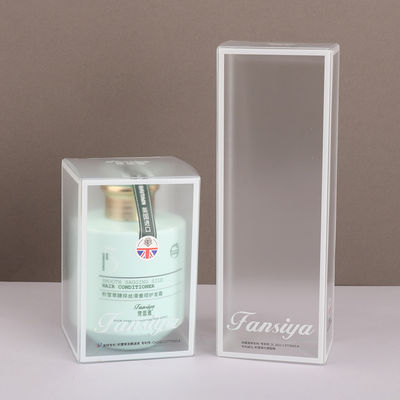 Custom Printed Cosmetic Frosted Transparent Plastic Box Skin Care PP Folding Box Packaging