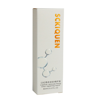 Long  Rectangle Printed Skin Care Box Folding Paper Packaging Full Color Lipstick Boxes Packaging Cosmetic Paper Box