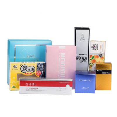 Professional Design Custom Paper Box Food Gift Packaging With PVC Window Health Care Cosmetic Box