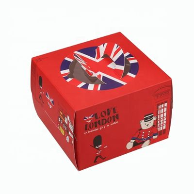 Professional Design Custom Paper Box Food Gift Packaging With PVC Window Health Care Cosmetic Box