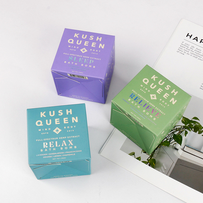 Custom Full Color Candle Box Packaging Personal Care Paper Card Box Recyclable