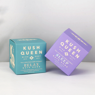 Custom Full Color Candle Box Packaging Personal Care Paper Card Box Recyclable