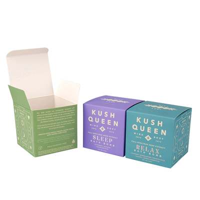 Custom Full Color Candle Box Packaging Personal Care Paper Card Box Recyclable