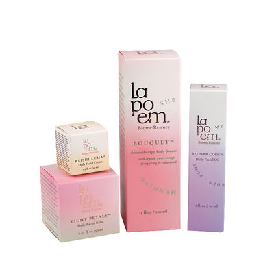 Factory Price Custom Logo Cosmetic Product Packaging Printed Skin Care Set Paper Box