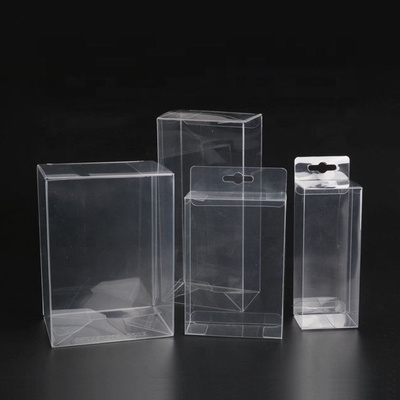 Custom Clear Plastic Acetate Box PET Transparent Cube Box Frosted PVC Packaging Box