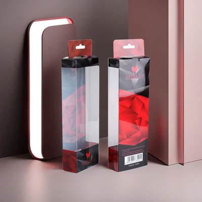 Custom Folding PET PVC Plastic Box Printing Hanging Acetate Packaging Boxes